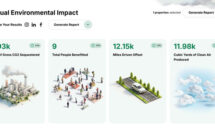 Once you map a property, the Clean Air Calculator produces an environmental impact report showing the environmental value of the green spaces landscape and lawn care professionals create and maintain. (Photo: Project Evergreen)