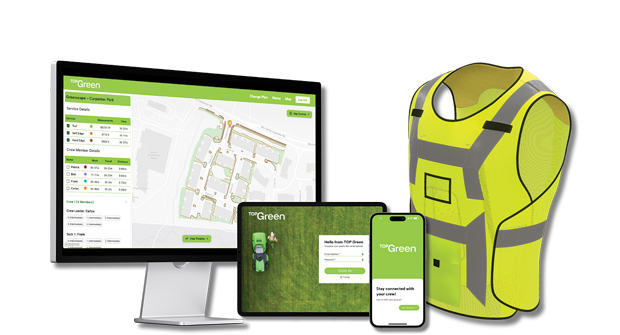 Crew Communication: Top Green digitizes crew planning and execution by using a unique GPS detector and a beacon embedded in crew members’ safety vests. (Photo: Top Green by Turing)