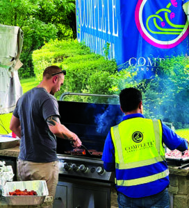 Cookouts, one-on-ones and other fun team-building events help Complete retain staff. (Photo: Complete Landsculpture)