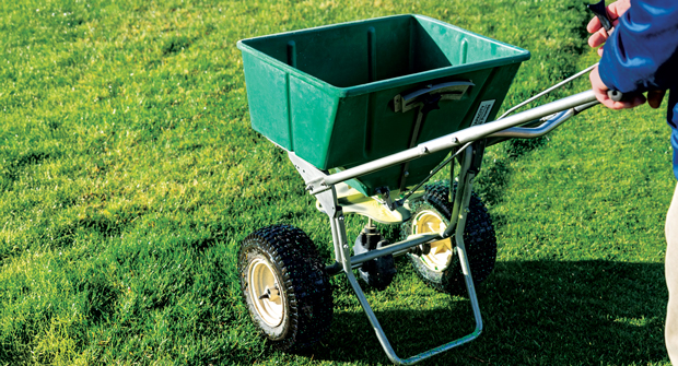 Controlled-release applications can help reduce labor costs and equipment wear and tear. (Photo: Lebanonturf)