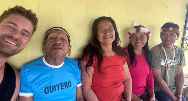 Clay Martin (left), says his experience in the Peace Corps let him grow into Latin American culture, ultimately helping his recruiting business. (Photo: Clay Martin)