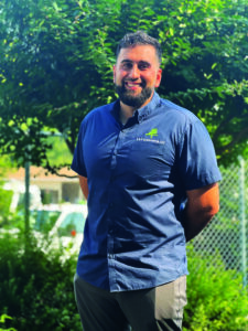 A lifelong love of the industry has been key to Anthony Freni’s rise at E&F Landscaping. (Photo: E&F Landscaping)