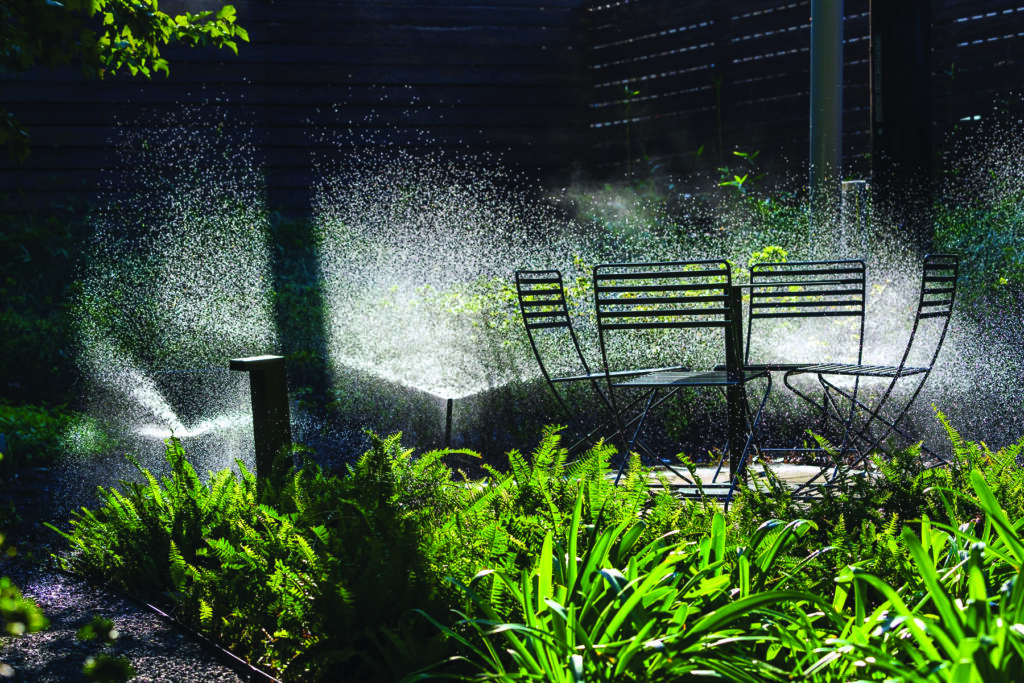 Cornell says a lot of research went into the plant selections. He says the board wanted an herb garden by the patio, and getting to pick unique plants to include was a cool experience. (Photo: Monarch Landscape Management)