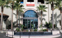 1. Past the main entrance at Springline, the campus is filled with apartments, a pool, courtyards, a shopping center and businesses, all with their own trees, flower beds, raised planters and turf areas to maintain. (Photo: Chelsea Aiello)