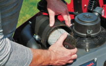 Fresh Air: Changing air filter regularly gives mowers the chance to breathe clean air. (Photo: The Toro Co.)