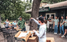 Spencer B. and Muck Boots were able to give the Tall Oaks staff new pairs of boots. (Photo: The Original Muck Boot Company)