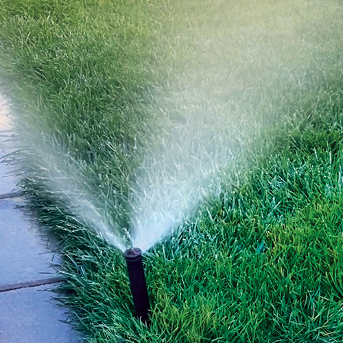 PSA on PSI: The right psi during blowout is critical to optimize results, and experts recommend a 40-60 psi range. (Photo: Rain Bird)