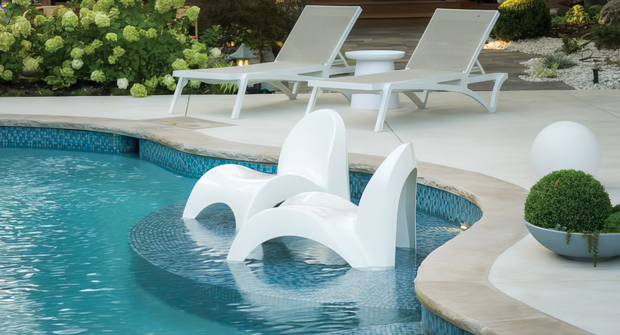 A surprise finish: Kenyon says embracing the mess helped realize the site’s potential. (Photo: Gib-San Pool and Landscape Creations)