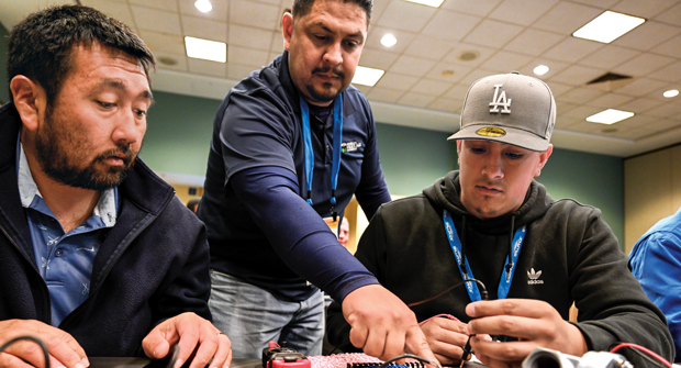 Can you feel it?: Hands-on learning will be a large part of this year’s education options. (Photo: Irrigation Association)