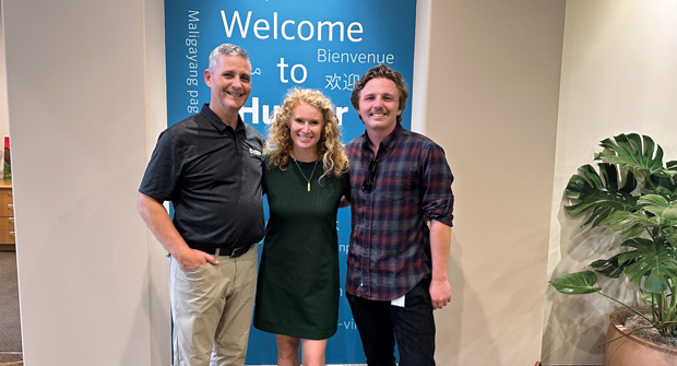 The Californians :While in Southern California for Ignite, Roddy took the opportunity to visit with Hunter Industries and two good friends of LM — Tessa Norton and Luke Reardon. (Photo: LM staff)