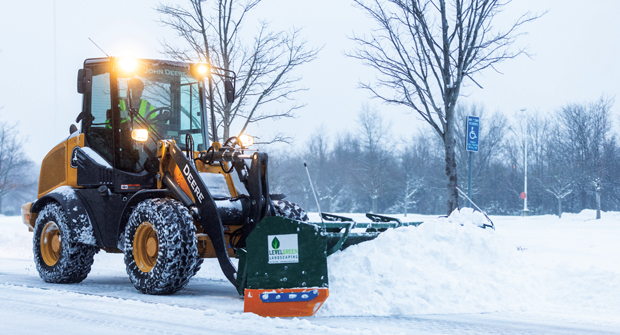 Snow removal helped Level Green grow in 2024. (Photo: Level Green Landscaping)