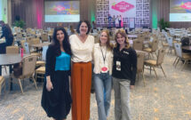 (From left to right) Amber Baker, an executive assistant with SiteOne Landscape Supply; Christina Moore, director of events at SiteOne; Emily Lindley, content and events manager at The Grow Group; and Payton Szymczak, LM’s digital media specialist at SiteOne’s Women in the Green Industry Conference. (Photo: LM staff)