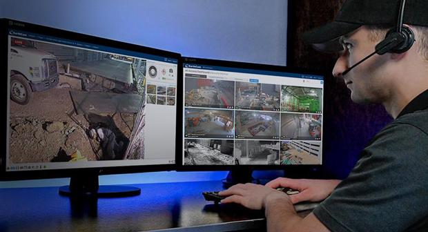 Command Watch24 central station monitoring with AI-verified alerts keeps construction sites secure 24/7. (Photo: EarthCam)