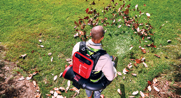 Advances in technology have accelerated the adoption of battery-powered equipment in the landscape and lawn care industry. (Photo: Kress)