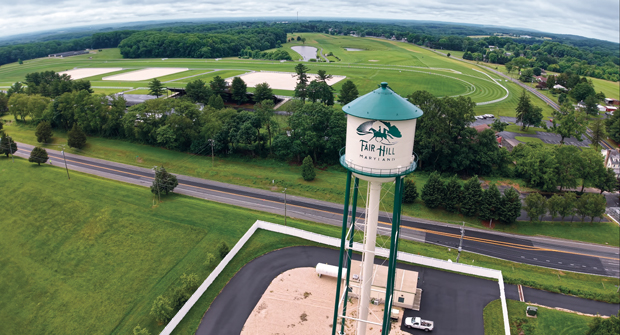 Sanchez says the team runs two Scythe autonomous mowers to help maintain more than 100 acres of turf, allowing the crew to focus on high-visibility competition zones, hand detailing, irrigation management and repairs. (Photo: Ruppert Landscape)