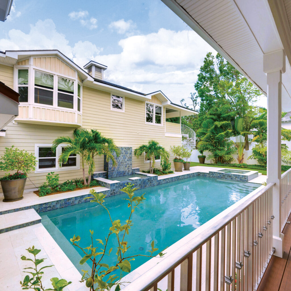 Lee says the company does quarterly maintenance for gardening and fertilizing, as well as several seasonal color changes throughout the year. (Photo: Landscapes by Randy Lee)
