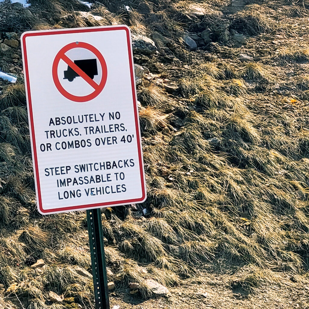 Narrow mountain roads leading to the property restricted semi-truck access and prohibited staging areas, forcing the Alpine Gardens team to get creative in how they approached construction, Vannest says. (Photo: Alpine Gardens)