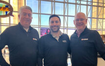 Aspiring to greatness: GROW! 2026 in Dallas brought out the best in the industry, including Aspire Software general manager Eli Zevin (center), who took time out of his schedule to snap a photo with LM’s Seth Jones (left) and Scott Hollister. (Photo: LM staff)