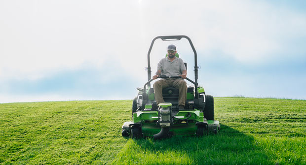 Autonomous mowers, such as Greenworks Commercial’s OptimusZ, are becoming legitimate options for landscape contractors and lawn care pros. (Photo: Greenworks Commercial)
