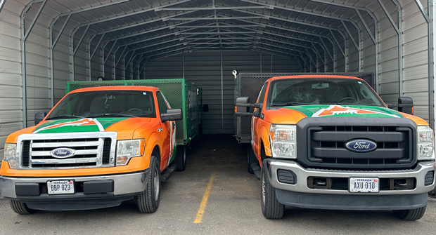 Some landscape pros are eliminating trailer usage to increase simplicity. (Photo: Summit Lawns)