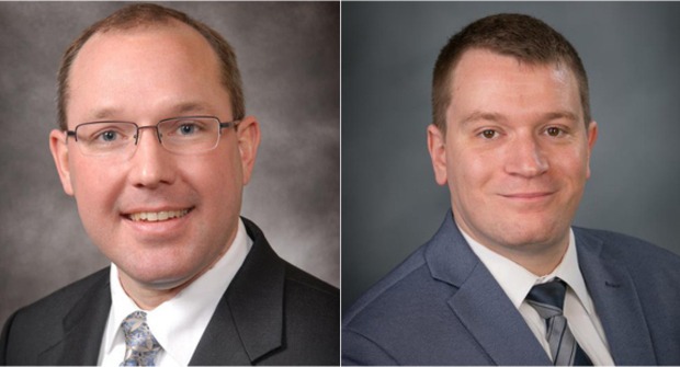 Gary Heath (left) and Croix Newson