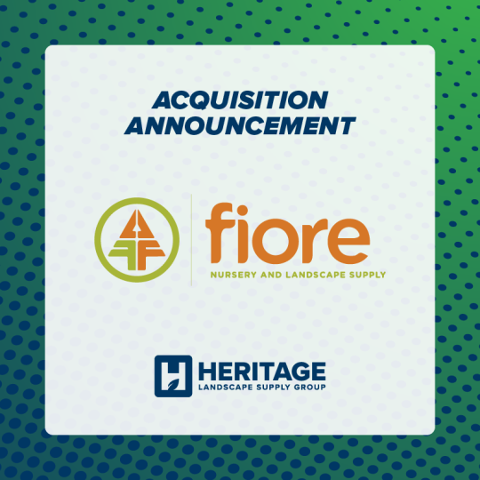 Graphic: Heritage Landscape Supply Group/ Fiore Nursery and Landscape Supply