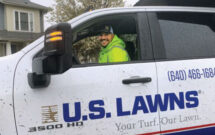 Hannon handles everything from hands-on yard work to business management. (Photo: U.S. lawns)