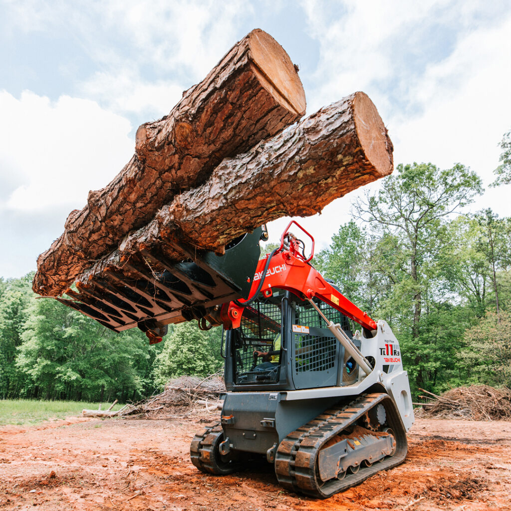 Best Employee Attachments for compact equipment are helping landscape pros do more with a reduced workforce. (Photo: Takeuchi)