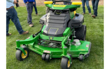 John Deere’s prototype of an autonomous mower for the commercial landscaping market. (Photo: John Deere)
